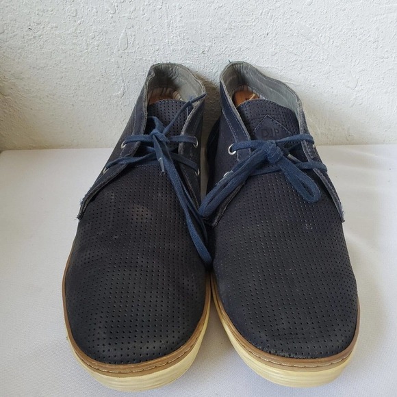 Donald J Pliner Boots Mens Size 11.5M Timm Chukka Hi Sneakers Blue Suede Lace Up main image 11